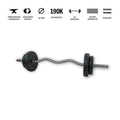 GazoFitness® Francia Rudas Súlyzó 18Kg