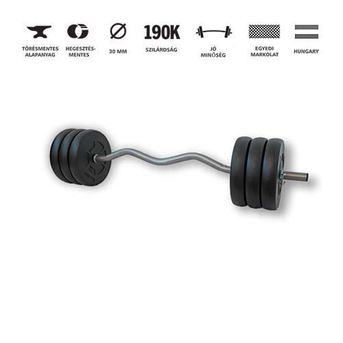 GazoFitness® Francia Rudas Súlyzó 33Kg