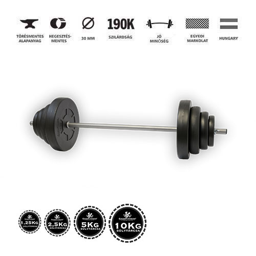GazoFitness® Hardcore Szuperszett Csomag 105 Kg – 5. kép