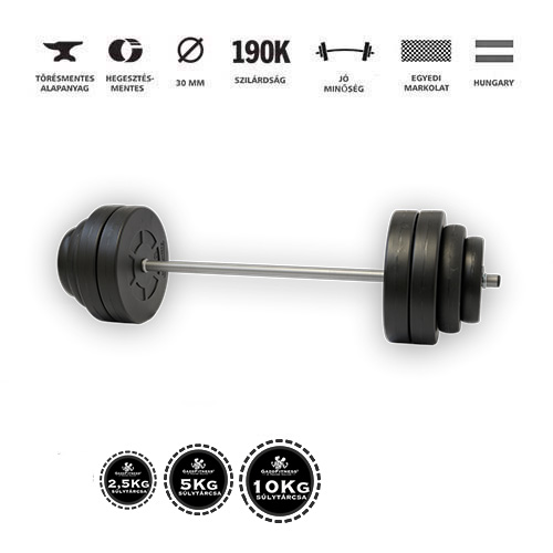 GazoFitness® Kétkezes Súlyzó 57 Kg