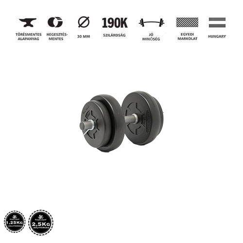 GazoFitness® Kézi Súlyzó 1 x 8 Kg (Össz:8 Kg)