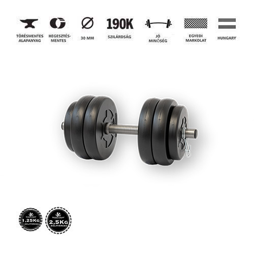 GazoFitness® Kézi Súlyzó 13,5Kg