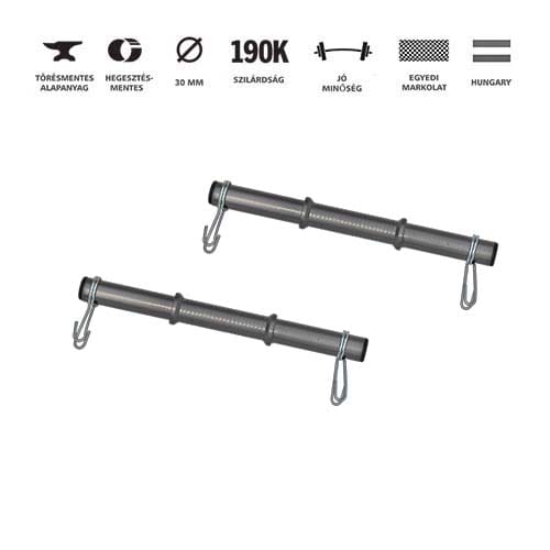 GazoFitness® Kézi Súlyzó 2 x 10,5Kg./21Kg/(1,25Kg-os tárcsákkal) – 4. kép