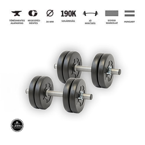 GazoFitness® Kézi Súlyzó 2 x 5,5 Kg (Össz:11 Kg)