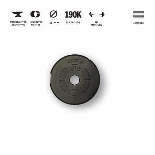 GazoFitness® Kézi Súlyzó 2x 11,5 Kg.(Össz:23Kg.)Menetes súlyzórúddal – 4. kép