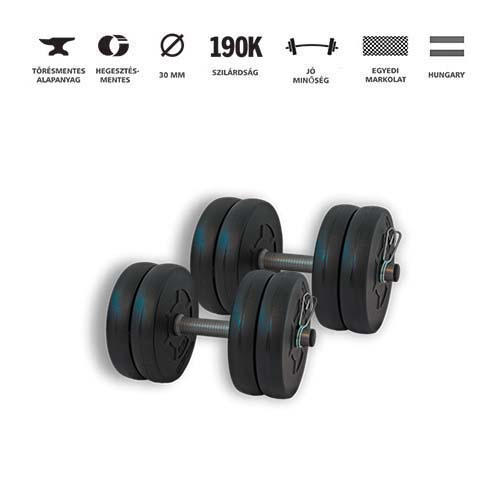 GazoFitness® Kézi Súlyzó 2x10,5Kg(21Kg)