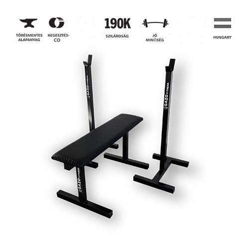 GazoFitness® Mobil Súlyállvány +Fix edzőpad