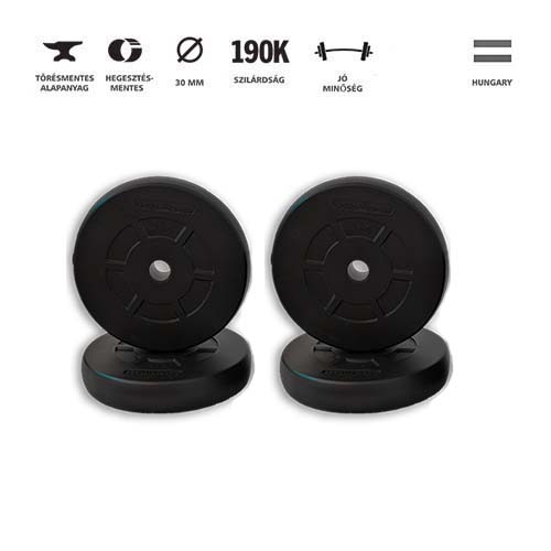 GazoFitness® Súlytárcsa 4x5 Kg (20 Kg)