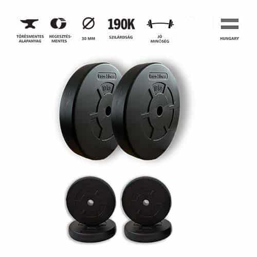 GazoFitness® Súlytárcsa csomag (Össz:40 Kg)