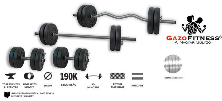 GazoFitness® Hardcore Csomag (Súly 66 Kg) / Állvány, Pad, Tároló/ – fő jellemzők, magyar gyártás (GazoFitness®, Újfehértó) (4/4)