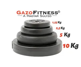 GazoFitness öntöttvas súlytárcsák