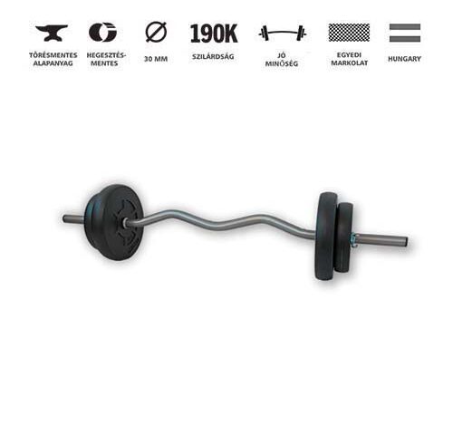GazoFitness® Francia Rudas Súlyzó 18Kg