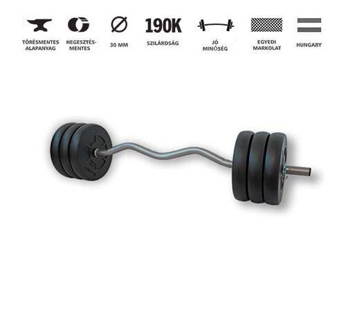 GazoFitness® Francia Rudas Súlyzó 33Kg