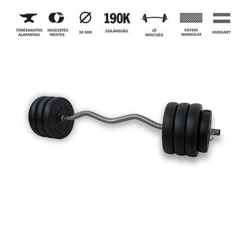 GazoFitness® Francia Rudas Súlyzó 37Kg