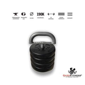 Állítható kettlebell súlytárcsákkal