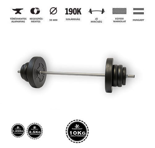 GazoFitness® Kétkezes Súlyzó 36 Kg