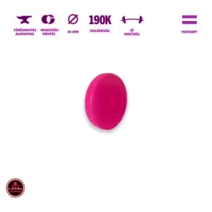 GazoFitness® Súlytárcsa 1,25 Kg (rózsaszín)