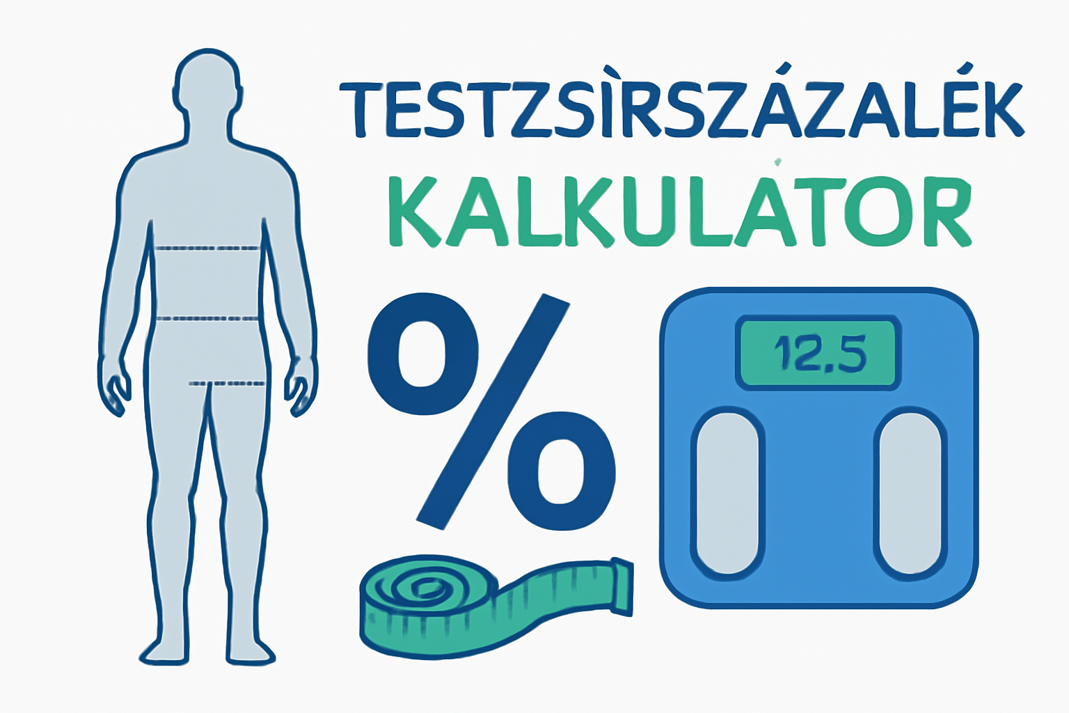 Testzsír százalék kalkulátor – egyszerű online számítás