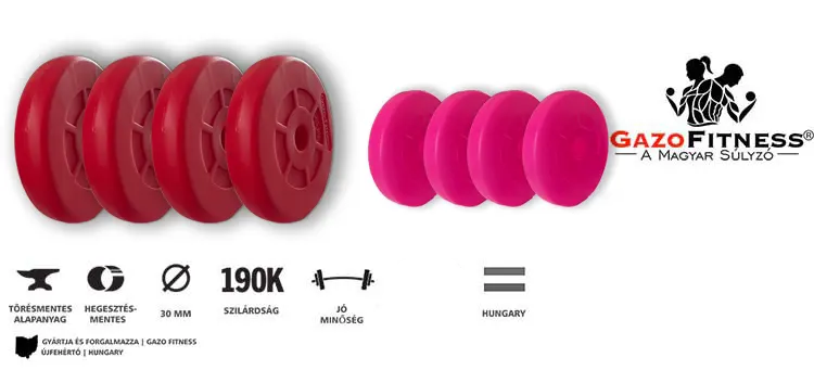 2,5 kg GazoFitness súlytárcsa – prémium minőség edzéshez 2,5 kg-os fekete súlytárcsa 31 mm belső átmérővel – GazoFitness márkájú edzőtermi súlytárcsa