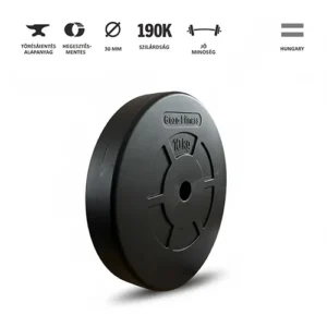 GazoFitness 10 kg-os súlytárcsa otthoni és profi edzéshez