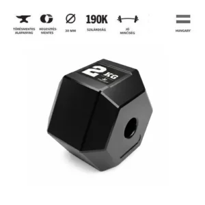 GazoFitness® Hexagon Súlytárcsa 2 kg