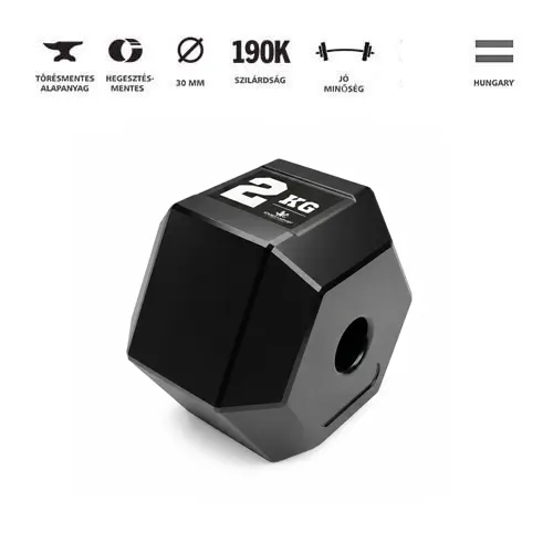 GazoFitness® Hexagon Súlytárcsa 2 kg