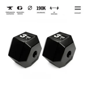 GazoFitness® Hexagon Súlytárcsa 2x3 kg