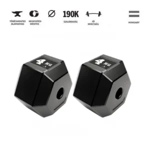 GazoFitness® Hexagon Súlytárcsa 2x4 kg
