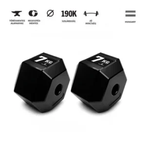 GazoFitness® Hexagon Súlytárcsa 2x7 kg