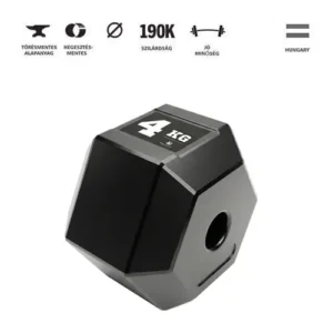 GazoFitness® Hexagon Súlytárcsa 4 kg