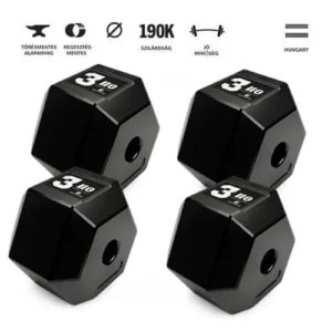 GazoFitness® Hexagon Súlytárcsa 4x3 kg