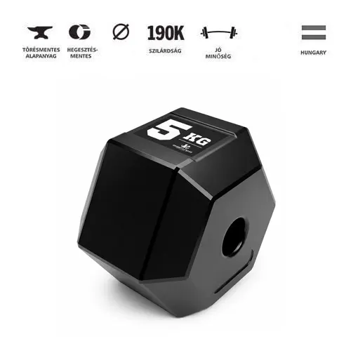 GazoFitness® Hexagon Súlytárcsa 5 kg