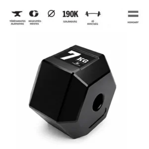 GazoFitness® Hexagon Súlytárcsa 7 kg