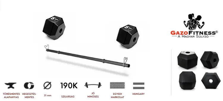 GazoFitness súlyzó szett