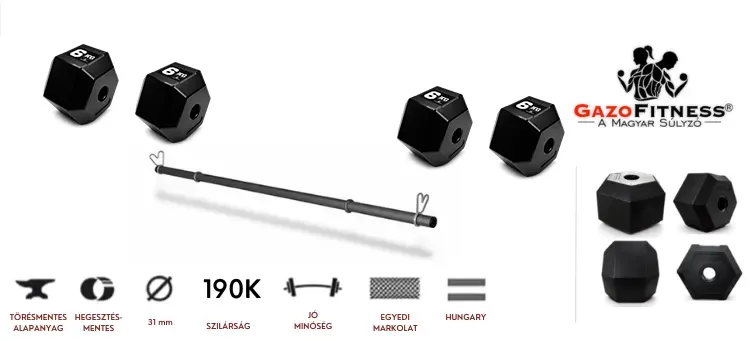 GazoFitness súlyzó szett