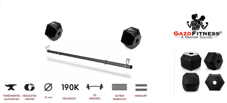 GazoFitness súlyzó szett